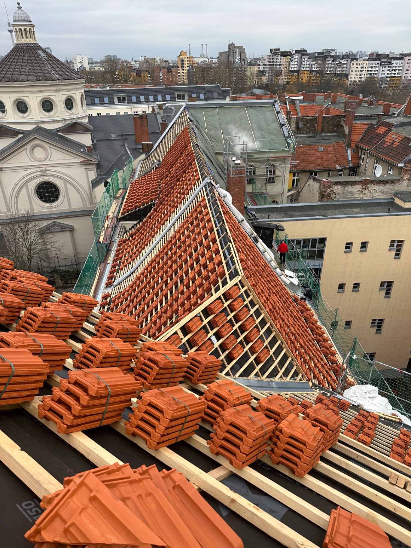 Toiture rénovée sur une maison du Var